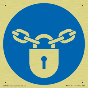 Mandatory: Keep locked